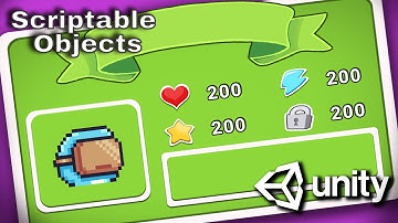Cómo usar scriptable objects en Unity (Crear y usar objetos rápidamente)