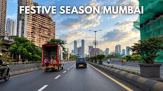 Information Mumbai Feels Different During Festival Season | Evening City Drive | 4K HDR Update