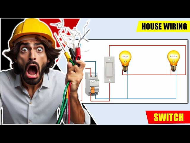 one switch two lights | two bulb one Switch connection class=