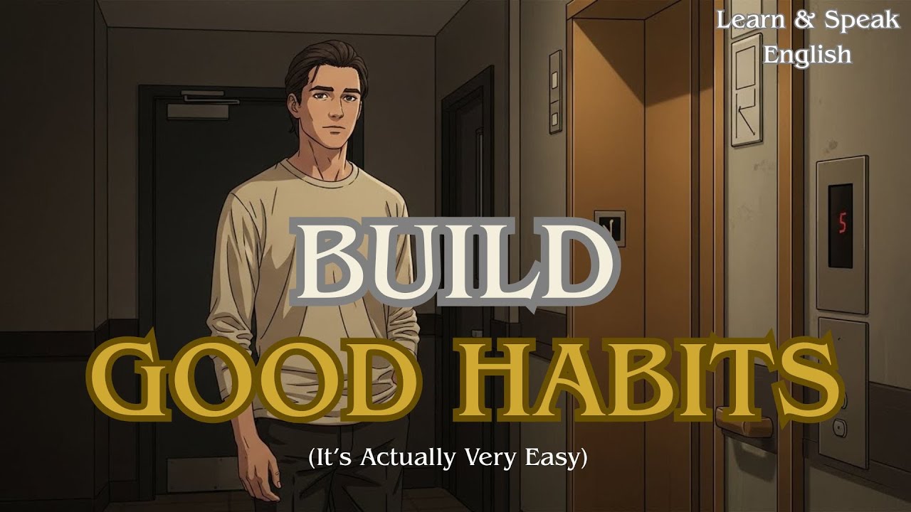 How to Build Good Habits (It’s Actually Very Easy) || Improve Your English Fluency ✅