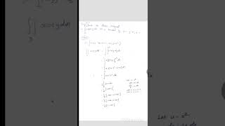 Double integral problem with answer