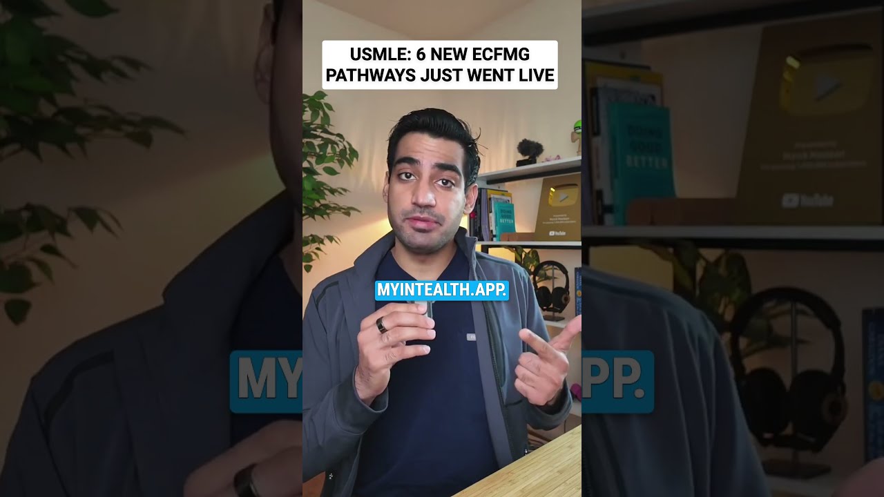 USMLE Big News The 6 New Doors To ECFMG Certification Shorts Usmle Medstudent