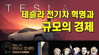 [빅테크 경제학] 테슬라 전기차 혁명과 규모의 경제 [만화로 보는 맨큐의 경제학]