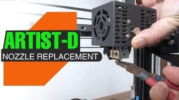 How to replace the nozzle quickly of JGMaker Artist-D 3D Printer