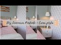 Diy Luminária Pendente + Cama Posta da Semana | Carla Oliveira