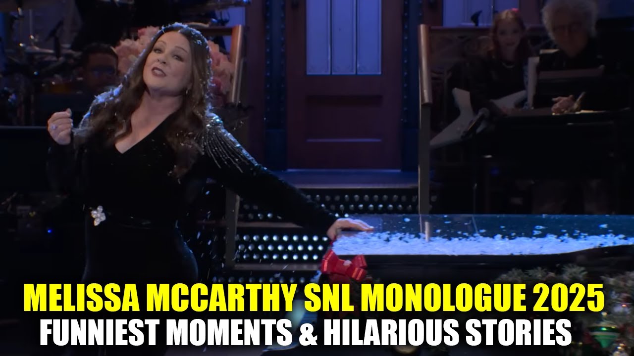 Melissa McCarthy SNL Monologue 2025 – Funniest Moments & Hilarious Stories |Trendscope