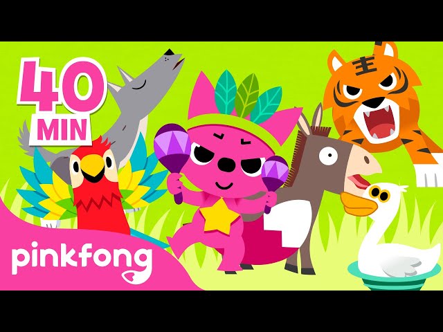 Belajar Nama dan Suara Binatang | Hewan & binatang untuk anak-anak | Pinkfong Baby Shark class=