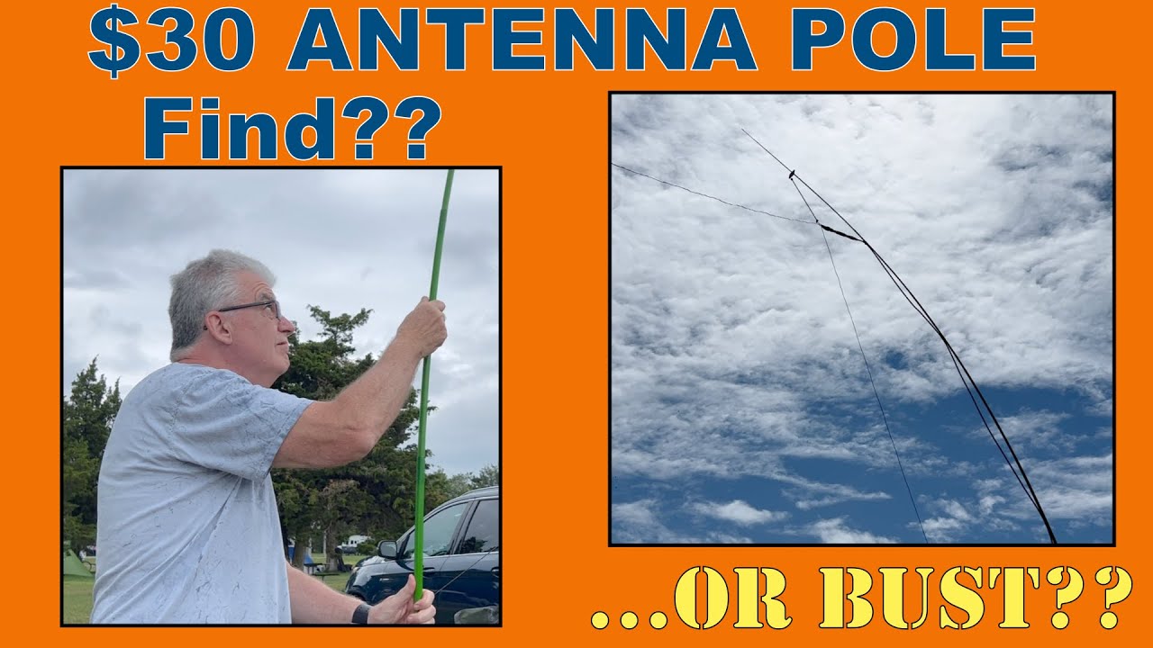 Review and Test of GOTURE Telescoping Fishing Pole for Ham Radio Antenna 