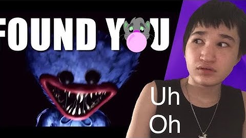 Huggys Hunting me{@ChewieCatt}{Give me a Hug(A Huggy Wuggy song)}REACTION