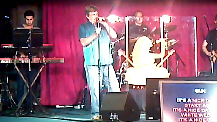Dale Baker singing White Wedding by Billy Idol