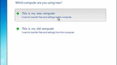 Upgrading from Windows XP to Windows 7 - Transfer settings