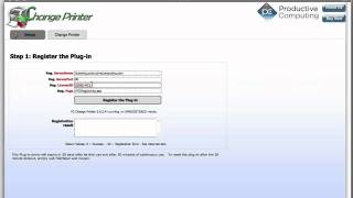 Change Printer Setup