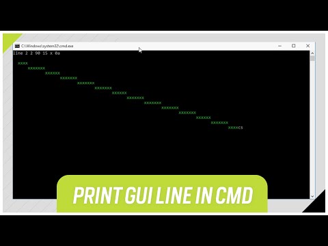 Print a GUI Line In CMD - Line Function | TheBATeam