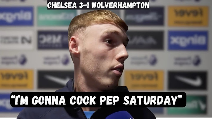 Cole Palmer BLASTS Pep Guardiola - Post Match Interview - Chelsea 3-1 Wolves