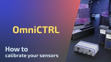 OmniCTRL - How to calibrate your sensors