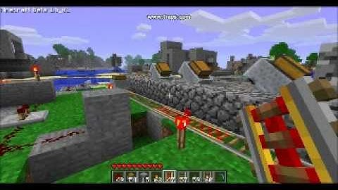 New Minecart Storage Method (Minecraft 1.5)