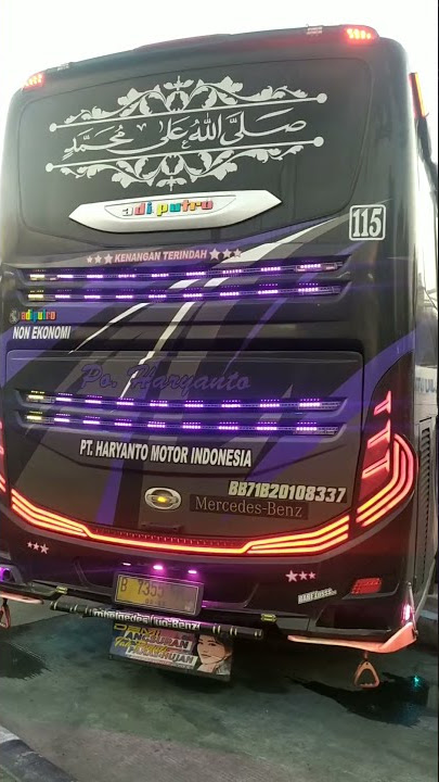 Bokong Sexy Bus Po Haryanto HR 115 'White Roses' #Shorts