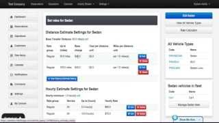 RideBits.Com - Limousine Management Software - Distance Rate Setup screenshot 3