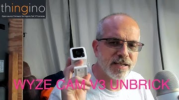 Wyze Cam V3 Unbrick - Rescue with Thingino From Windows, follow along disassembly and flash!
