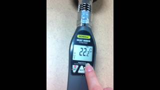 Heat Index WBGT Meter Guide