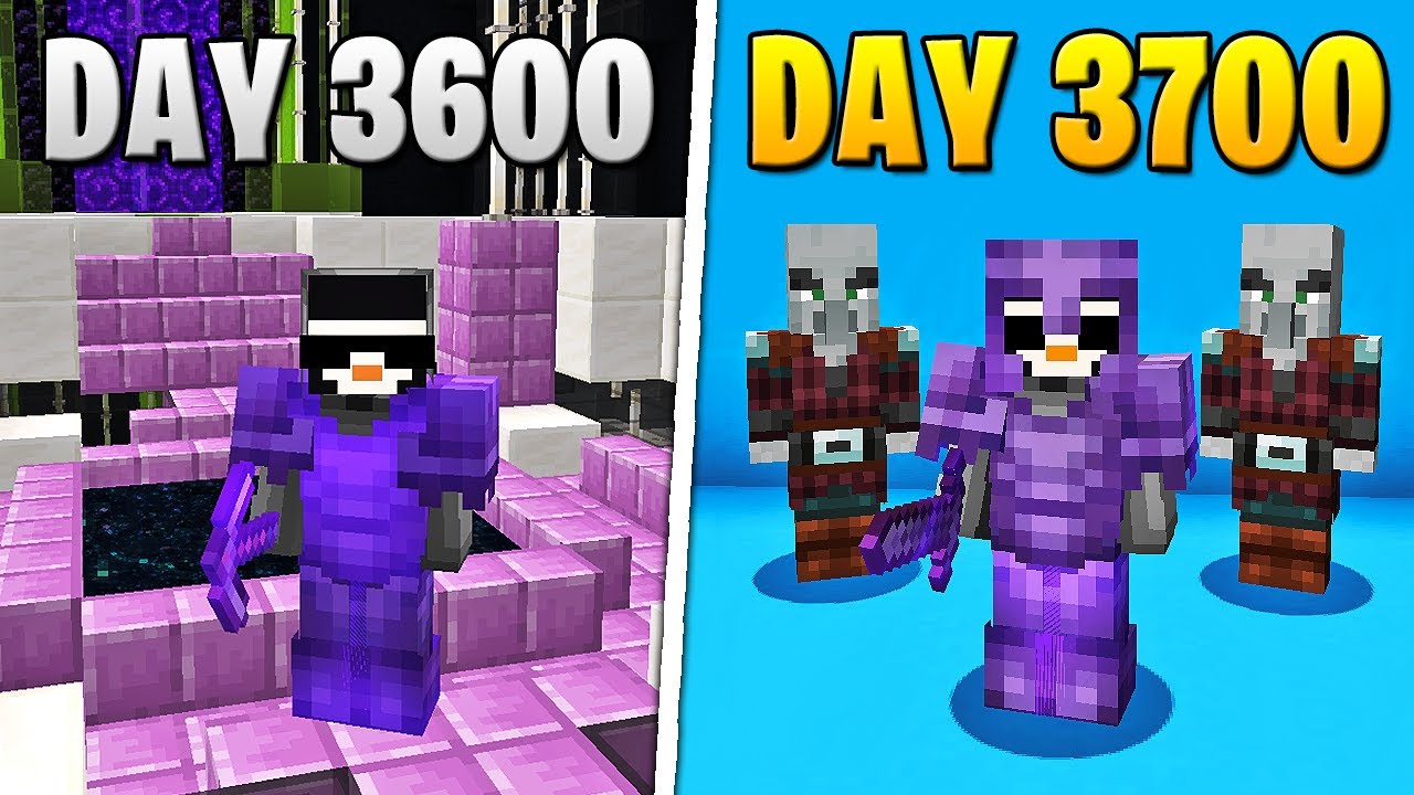 I Survived 3,700 Days in HARDCORE Minecraft...