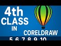 4Th class in coreldraw