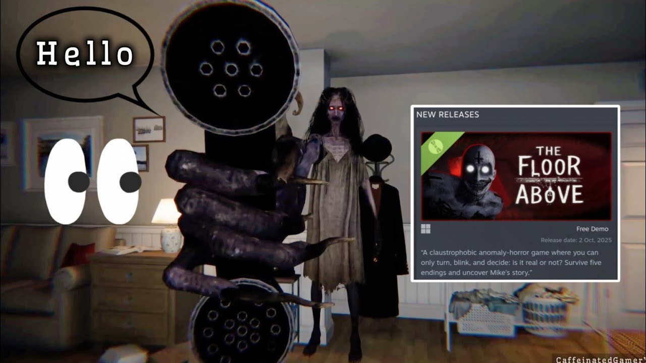 The floor above jumpscares