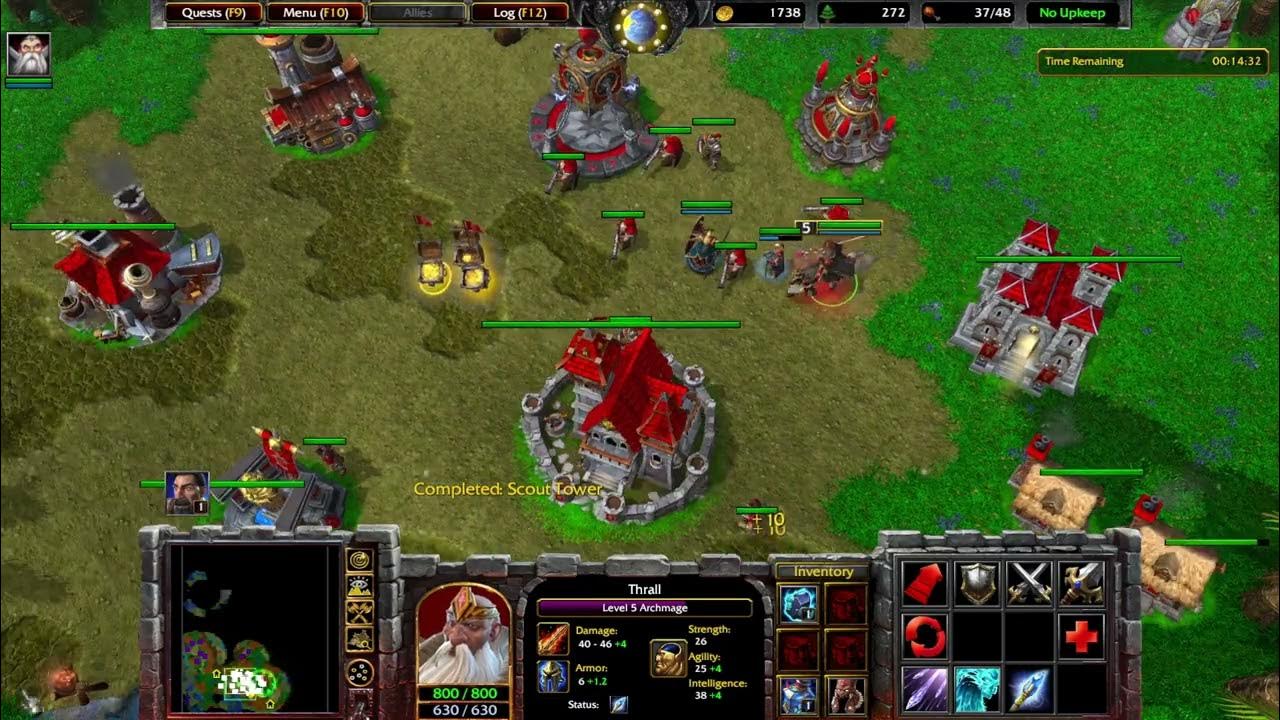 Warcraft III Alternate 0 (Prologue Campaign): Exodus of the Alliance