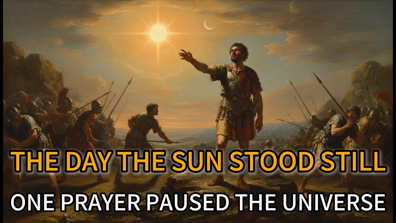 God Stop the Sun and Moon for Joshua | Biblical Stories