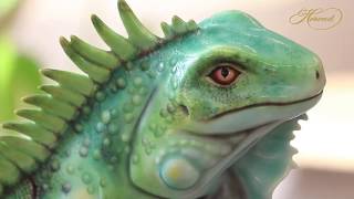 How it's made: Herend Porcelain Iguana Figurine Limited Edition 150 pcs.
