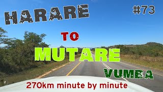 Driving in Zimbabwe : Harare to Mutare (Vumba) via Marondera and Rusape along A4  national road