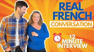 Real French Conversation & French Listening practice (Interview with Max!)