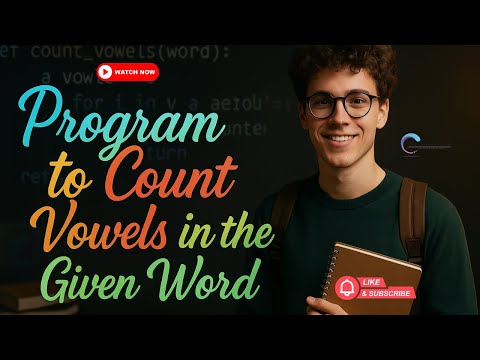 Count Vowels in a Word Using Python | Beginner-Friendly Programming Tutorial | Technobrilliant Pune