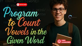 Count Vowels in a Word Using Python | Beginner-Friendly Programming Tutorial | Technobrilliant Pune