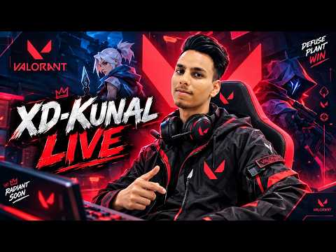 🤯 MOST CHAOTIC VALORANT STREAM EVER! 😂🔥 | XD-KUNAL LIVE