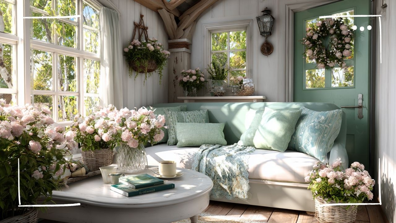 Cozy Shabby Chic Interiors: Fairytale English Cottage Home Design 🌸