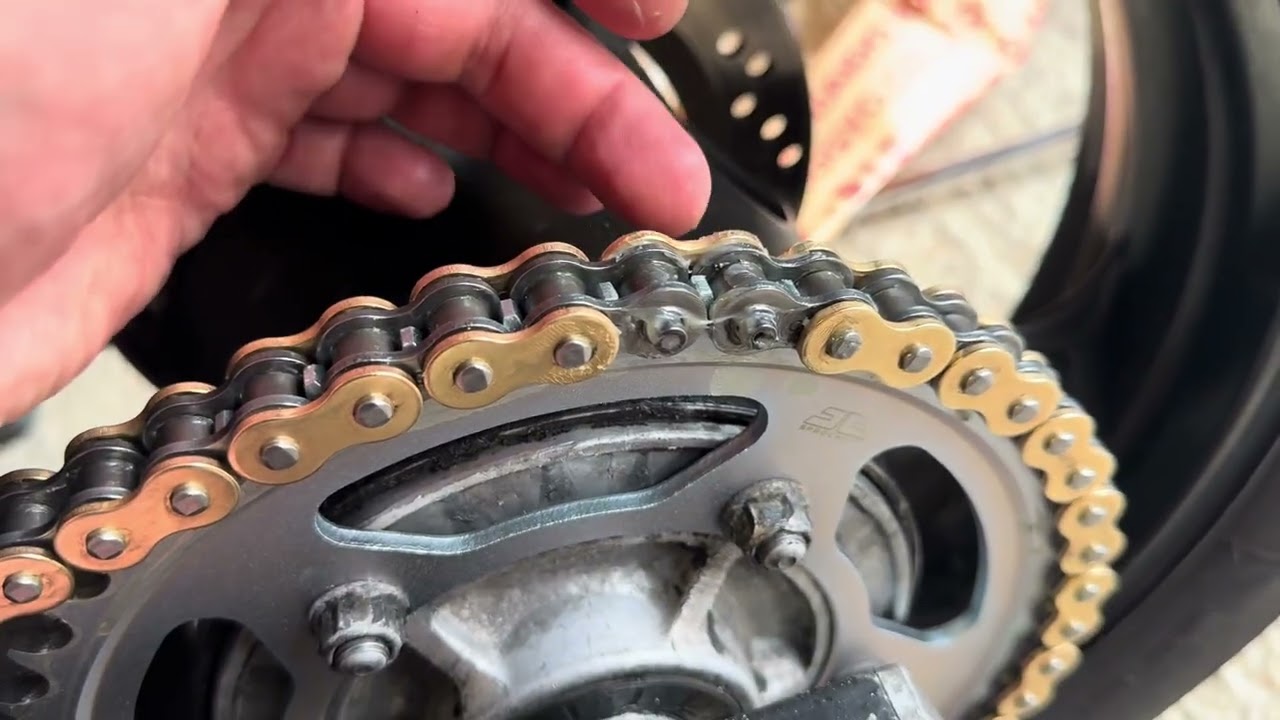 How to: Change the chain & sprockets on a Suzuki V Strom 650  