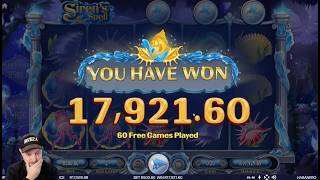 BSBZA’S MASSIVE R17,921 WIN! 😱🔥 | SIREN’S SPELL BIG WINS