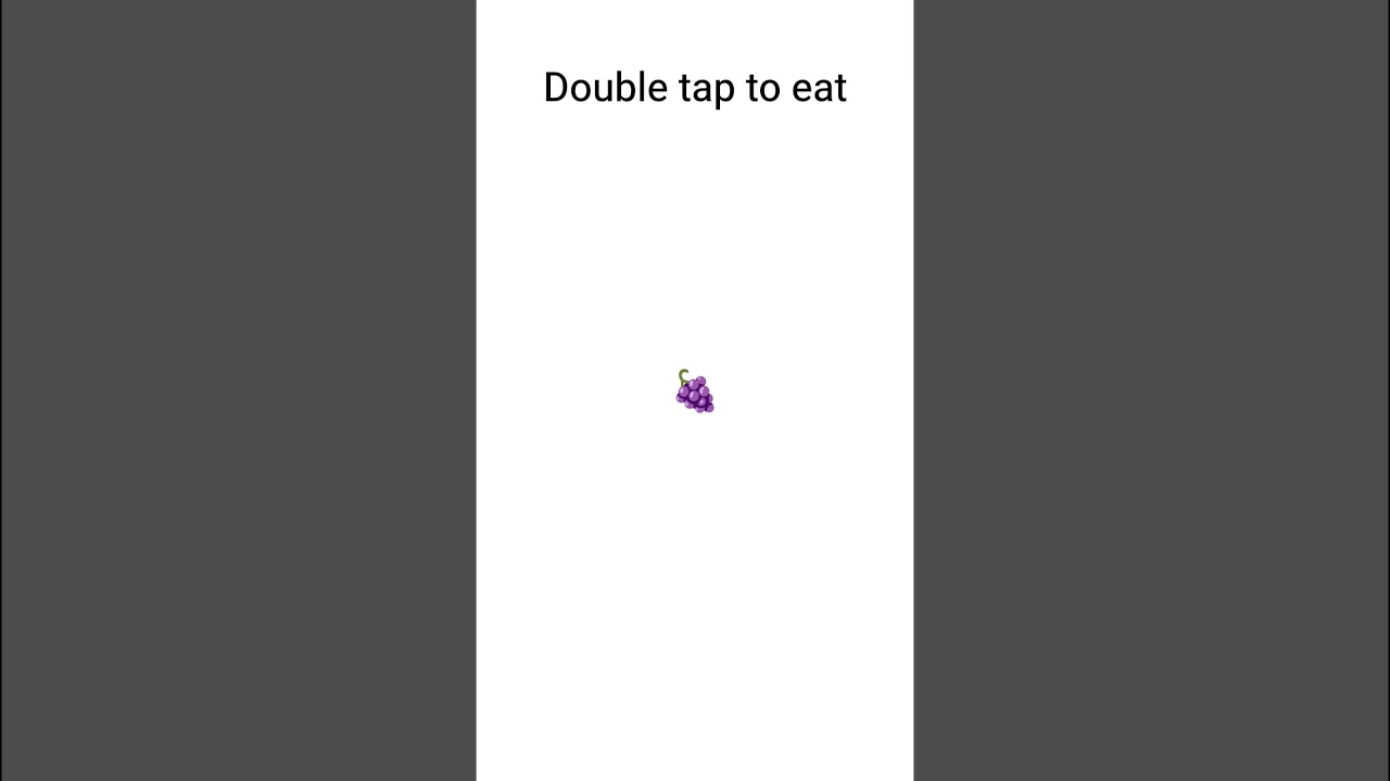 double tap to eat 