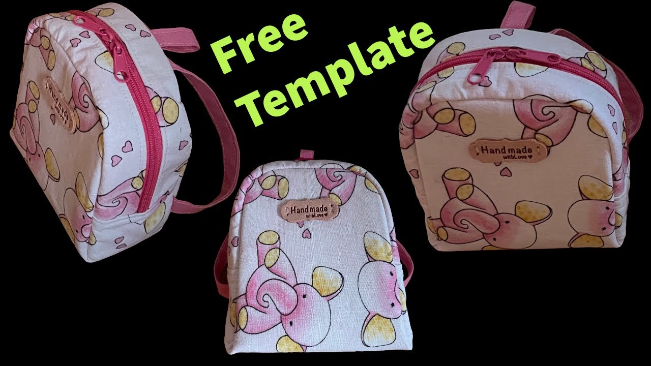 How To Sew A Keychain Backpack/Keychain Backpack For Everyday Use/DIY Keychain Backpack Tutorial