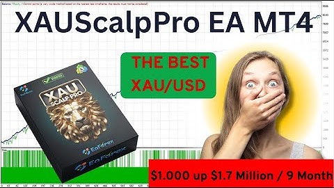 XAUScalpPro EA MT4 Setting + Backtest | Profit: $1.000 up $1.7 Million / 9 Months | EA Forex Store