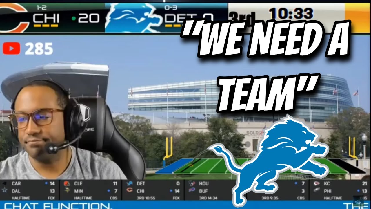 Detroit Lions Fan Rant: "WE NEED A TEAM"!