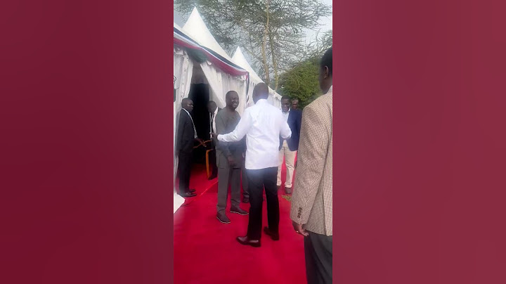 Baba Raila Odinga welcomes President Ruto at Cabinet retreat day 2 #mustwatch #like #trending #news