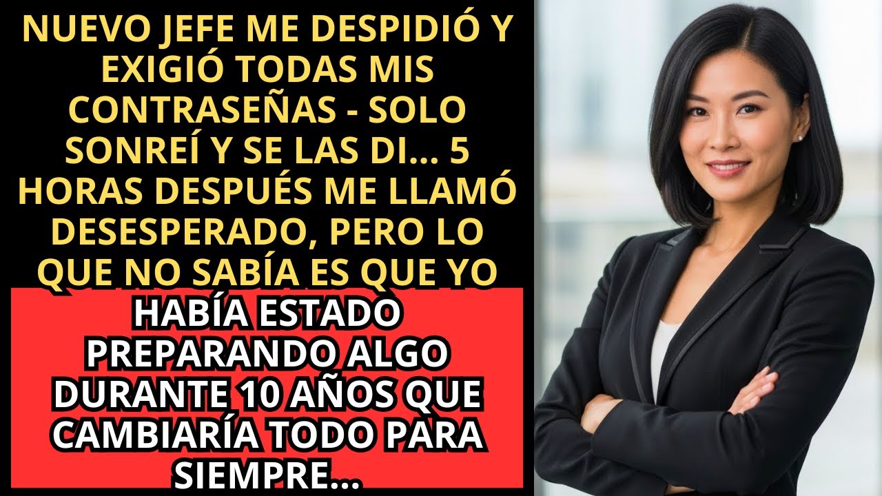 Nuevo jefe me despidió y exigió la contraseña de mi sistema - Solo ri... 5 horas después me llamó...