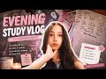 Evening Productive Study Vlog✨📖 | Aspirant Diary🧿🫶🏻 #yt #studyvlog #vlog #ytshortsindia #studywithme