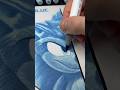 Drawing SONIC🌀Blue color only 😊#short  #sonic  #art