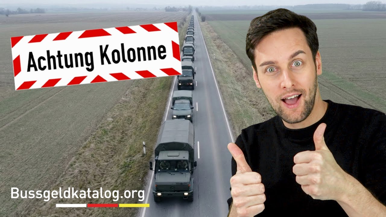 🚜🚗🚗 In Kolonne fahren und überholen: Was ist erlaubt?