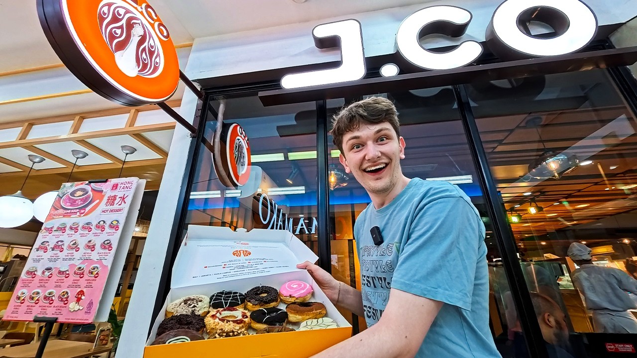 В Индонезии самые лучшие пончики в мире! 🇮🇩 (Лучше, чем в Америке?)