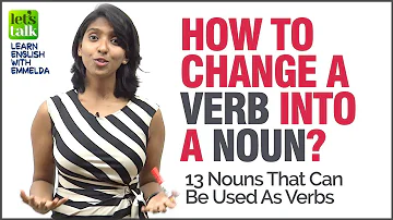 What is it called when you use a noun as a verb?