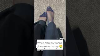 when mommy gives money🤤#footreflexology #viralfeet #viralsocks #nylonfetish #nylonfeet #tiptoe